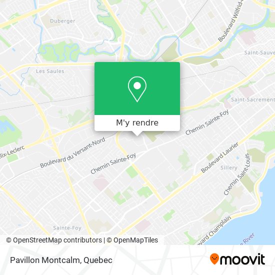 Pavillon Montcalm plan