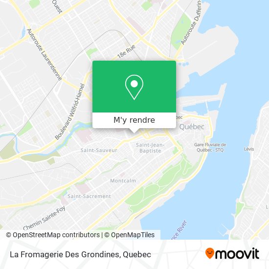 La Fromagerie Des Grondines plan