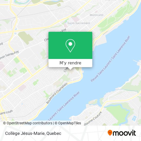 Collège Jésus-Marie plan