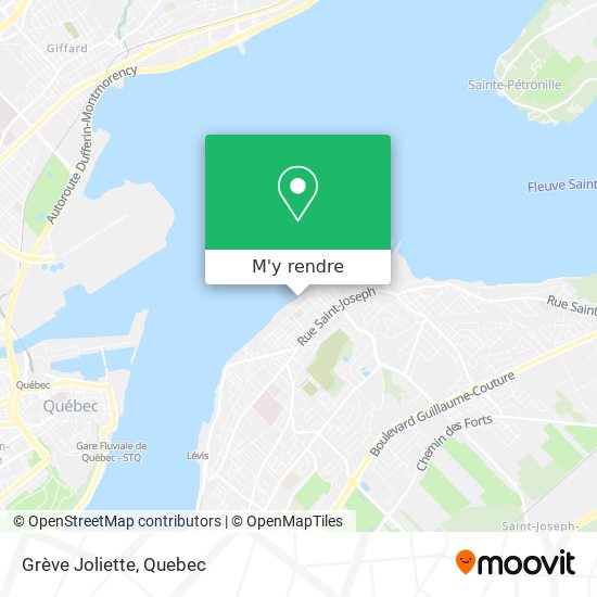 Grève Joliette plan
