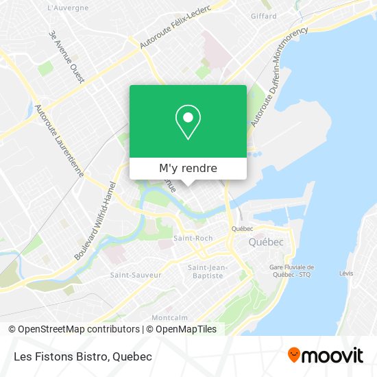 Les Fistons Bistro plan