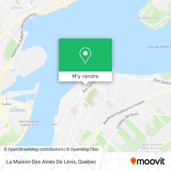 La Maison Des Aînés De Lévis plan