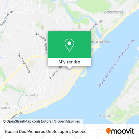 Bassin Des Pionieres De Beauport plan