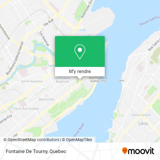 Fontaine De Tourny plan