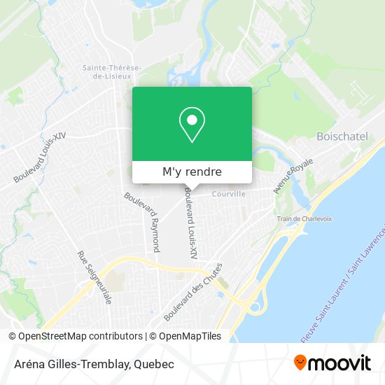 Aréna Gilles-Tremblay plan