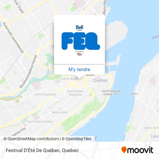 Festival D'Été De Québec plan