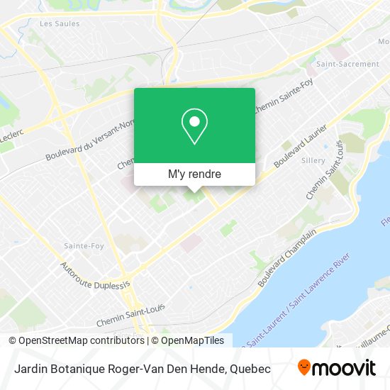 Jardin Botanique Roger-Van Den Hende plan