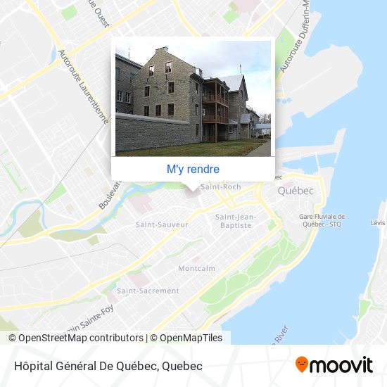 Hôpital Général De Québec plan