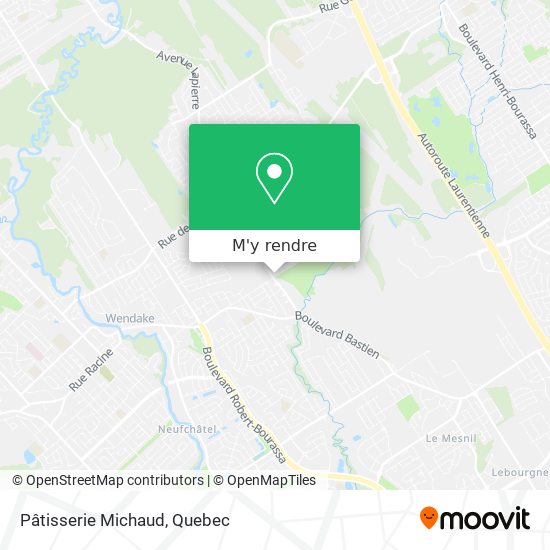 Pâtisserie Michaud plan
