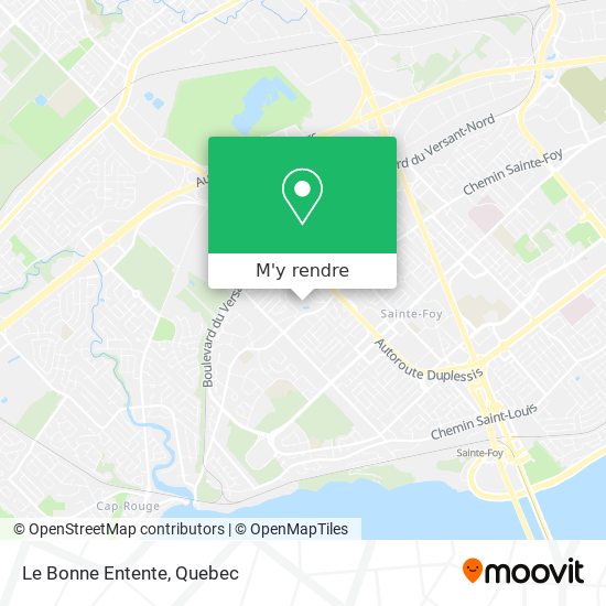 Le Bonne Entente plan