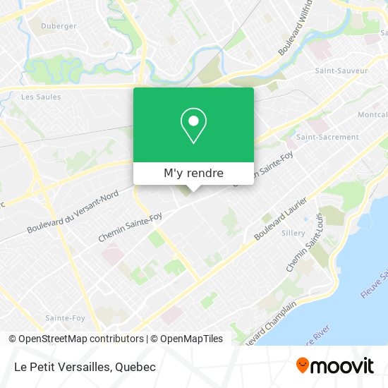 Le Petit Versailles plan