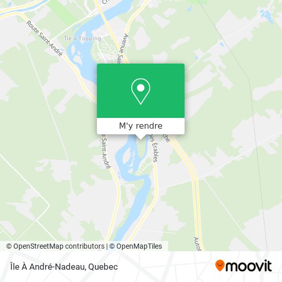 Île À André-Nadeau plan