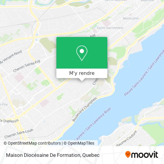 Maison Diocésaine De Formation plan