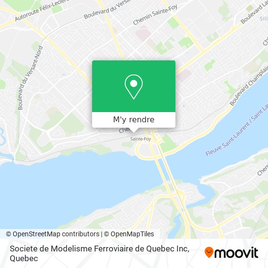 Societe de Modelisme Ferroviaire de Quebec Inc plan