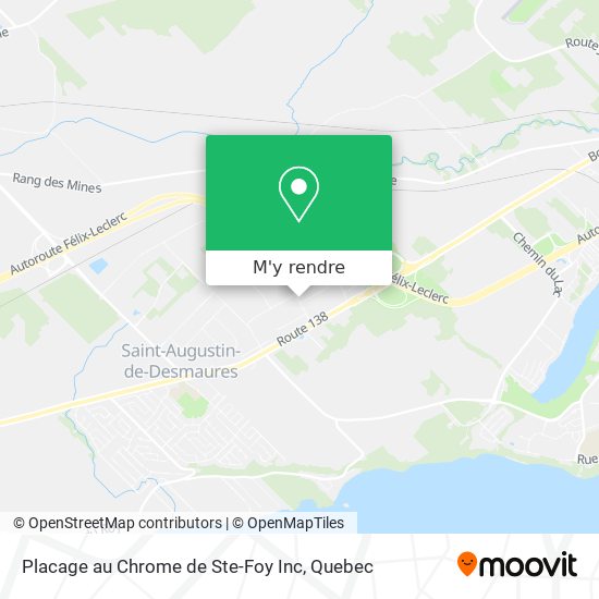 Placage au Chrome de Ste-Foy Inc plan