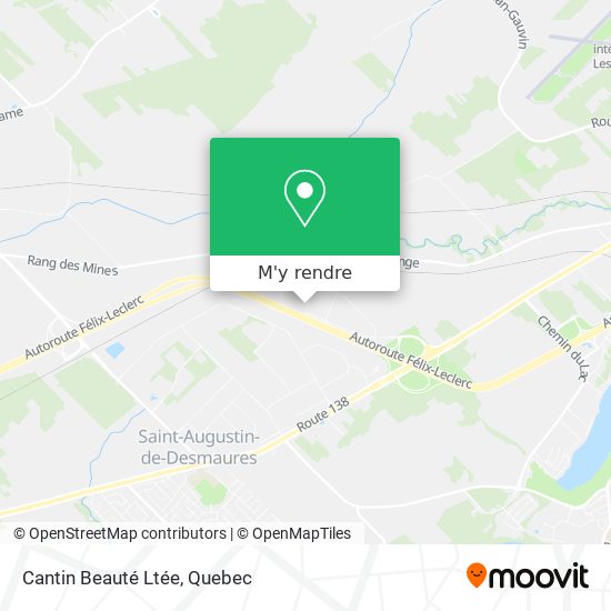 Cantin Beauté Ltée plan