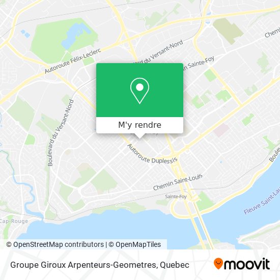 Groupe Giroux Arpenteurs-Geometres plan