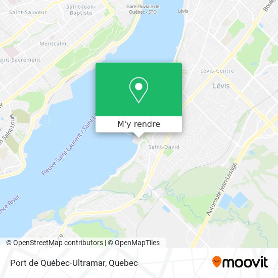 Port de Québec-Ultramar plan