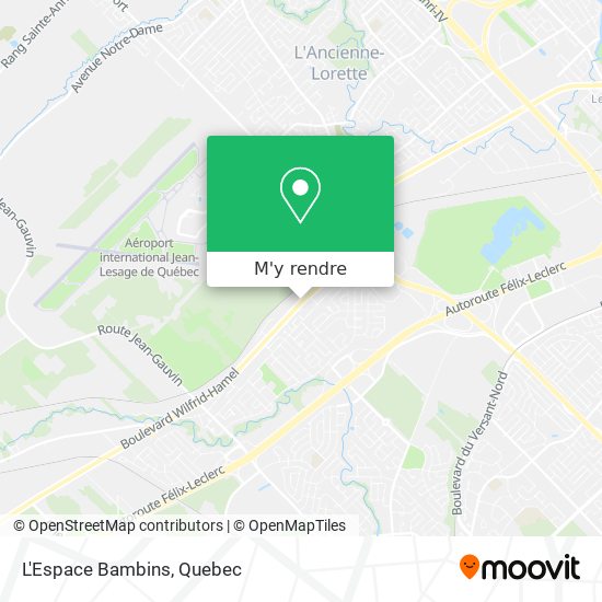 L'Espace Bambins plan
