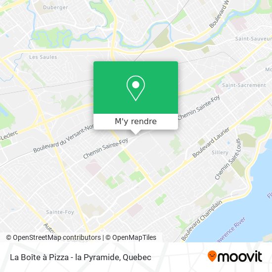 La Boîte à Pizza - la Pyramide plan