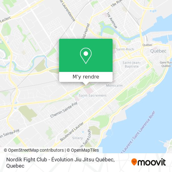 Nordik Fight Club - Évolution Jiu Jitsu Québec plan