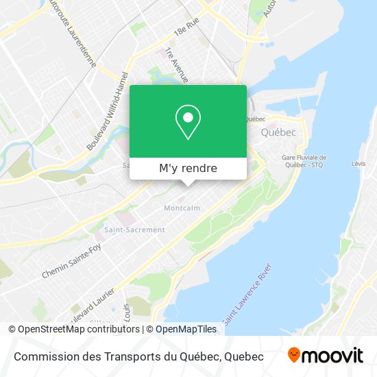 Commission des Transports du Québec plan