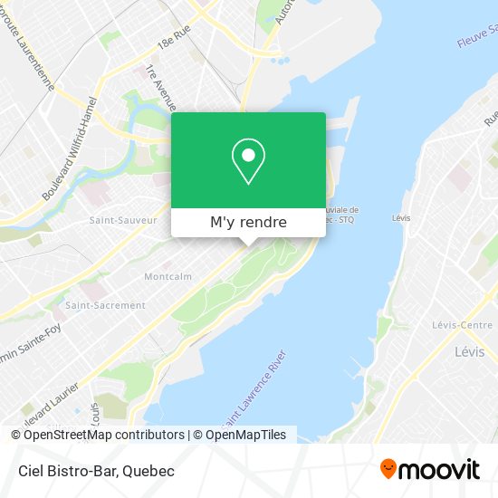 Ciel Bistro-Bar plan