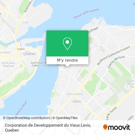 Corporation de Developpement du Vieux Levis plan