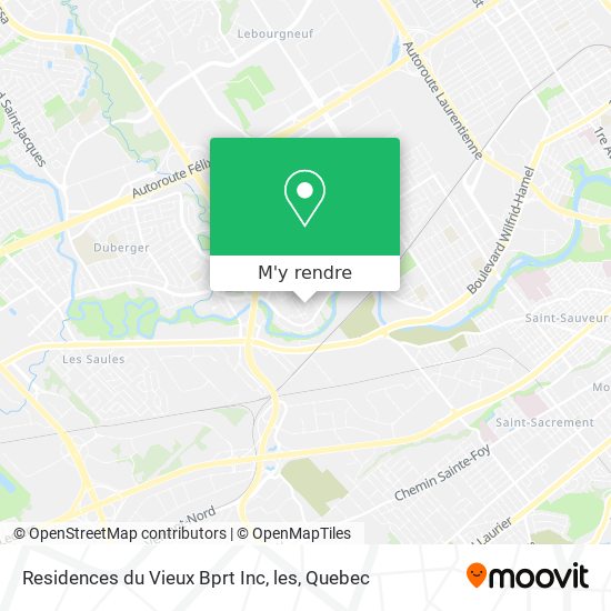 Residences du Vieux Bprt Inc, les plan