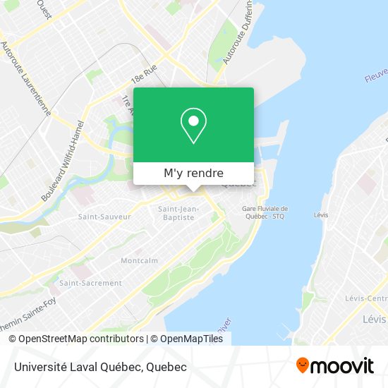 Université Laval Québec plan