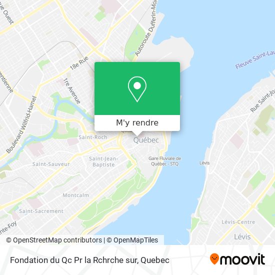 Fondation du Qc Pr la Rchrche sur plan