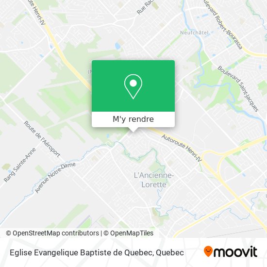 Eglise Evangelique Baptiste de Quebec plan
