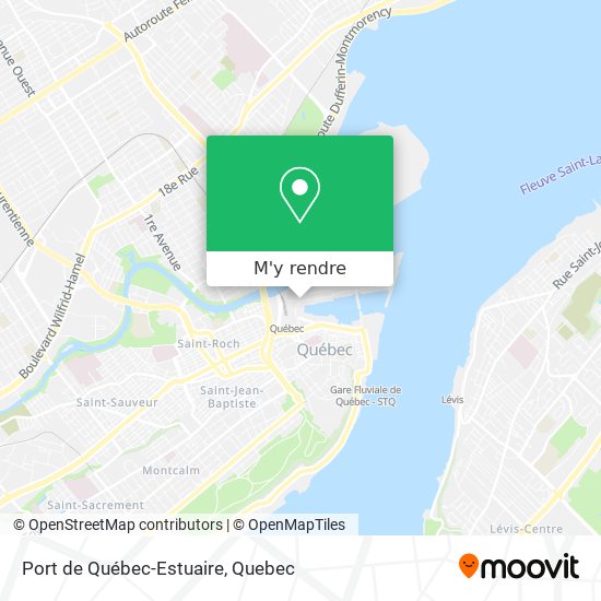Port de Québec-Estuaire plan