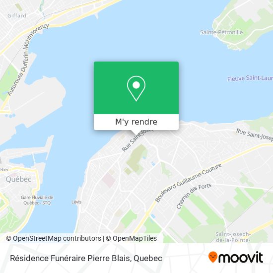 Résidence Funéraire Pierre Blais plan