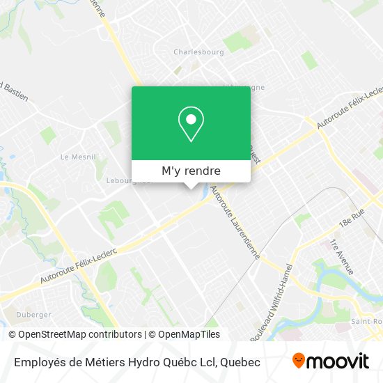 Employés de Métiers Hydro Québc Lcl plan