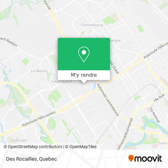 Des Rocailles plan