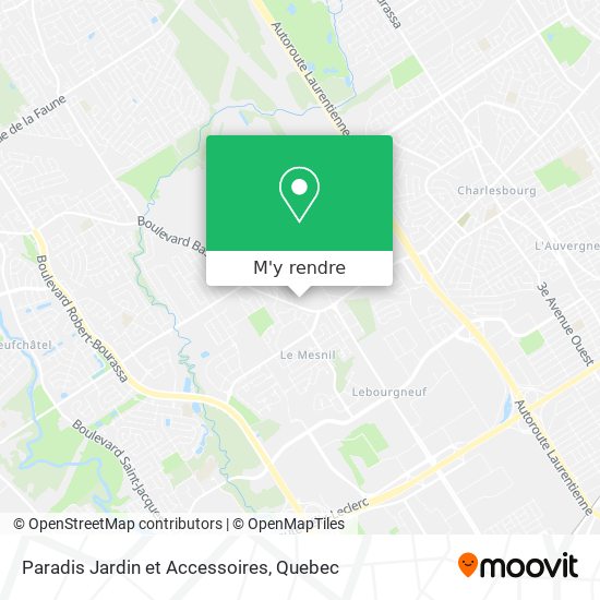 Paradis Jardin et Accessoires plan