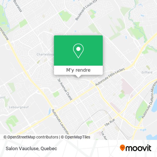 Salon Vaucluse plan