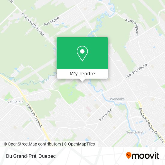 Du Grand-Pré plan