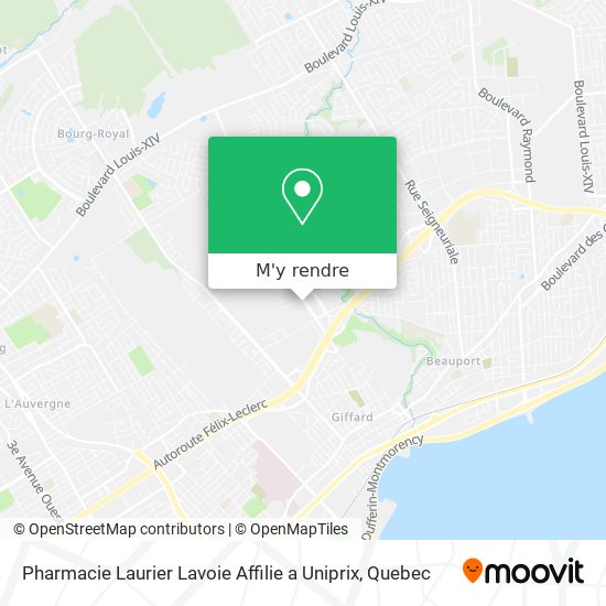Pharmacie Laurier Lavoie Affilie a Uniprix plan