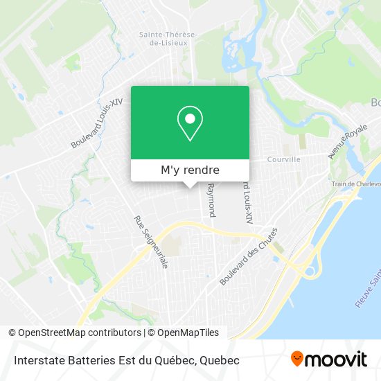 Interstate Batteries Est du Québec plan