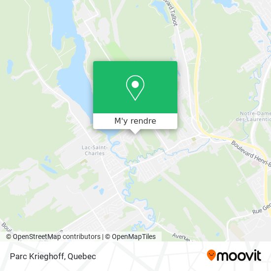 Parc Krieghoff plan