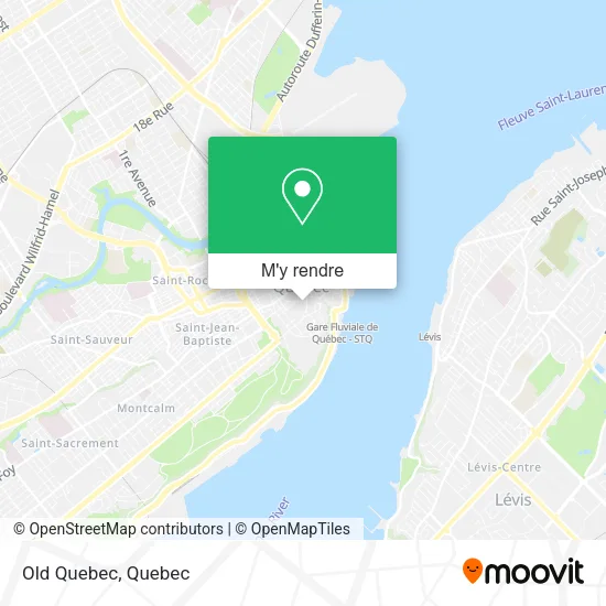 Old Quebec plan