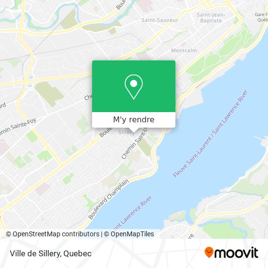 Ville de Sillery plan