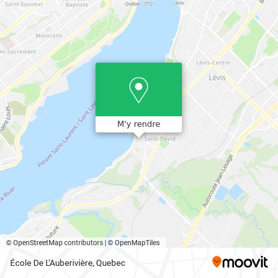 École De L'Auberivière plan