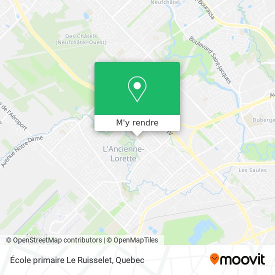École primaire Le Ruisselet plan