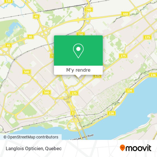 Langlois Opticien plan