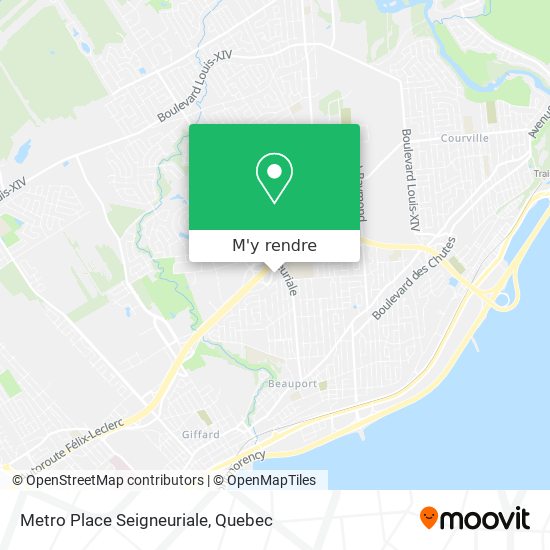 Metro Place Seigneuriale plan
