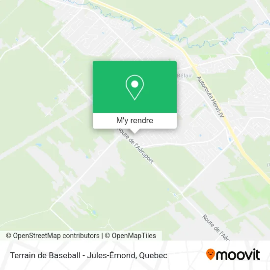 Terrain de Baseball - Jules-Émond plan