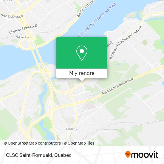 CLSC Saint-Romuald plan
